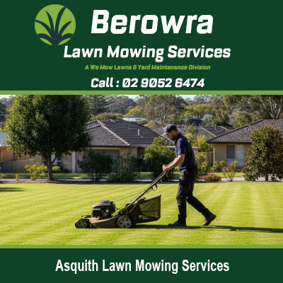 Local lawn care specialist providing quality mowing and maintenance for suburban homes in Asquith