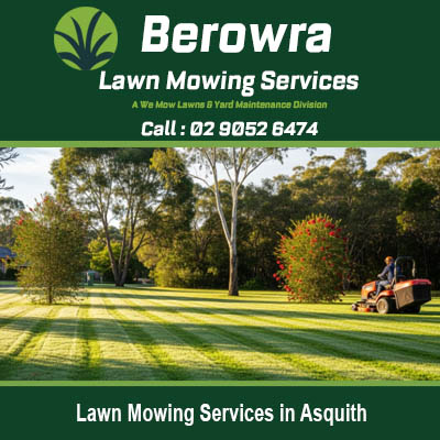 Expert lawn mowing and garden maintenance services available for Asquith properties and residential areas