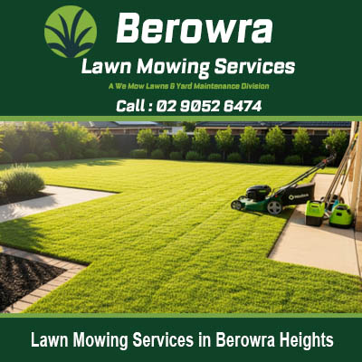 Berowra lawn mowing team providing quality grass cutting and garden care services in Berowra Heights area