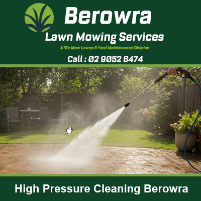 High pressure water spray cleaning in Berowra