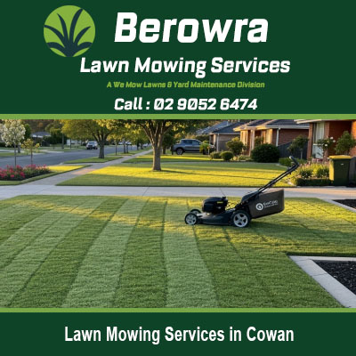 Quality lawn maintenance and mowing services available for Cowan properties and homes