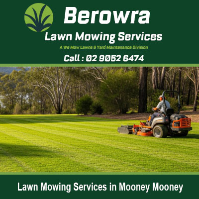 Local lawn care specialist maintaining suburban properties with expert mowing techniques in Mooney Mooney